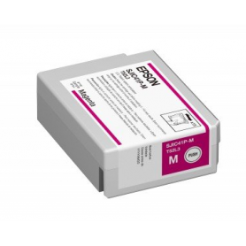 Epson SJIC41P-M - Magenta - original - blíster con alarmas de RF/acústica - cartucho de tinta - para ColorWorks CW-C4000, CW-C40