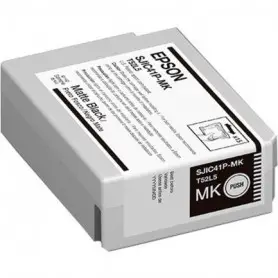 Epson SJIC41P-MK - Negro mate - original - blíster con alarmas de RF/acústica - cartucho de tinta - para ColorWorks CW-C4000, CW