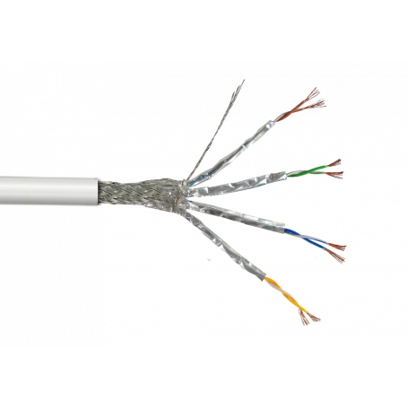Unif. cat6A cat7 cobre LINKMADE CP7W-03 CP7W-03 LINKMADE Cat7 3mt Blanco Cable Patch Inyect S/FTP