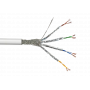 Unif. cat6A cat7 cobre LINKMADE CP7W-02 CP7W-02 LINKMADE Cat7 2mt Blanco Cable Patch Inyect S/FTP