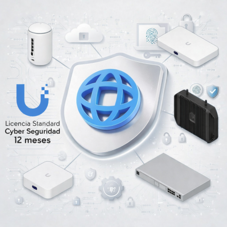 Unifi Switch/Control UBIQUITI ULU1 ULU1 UBIQUITI Standard Licencia Cyber Seguridad 12-Meses para 1 Sitio Unifi