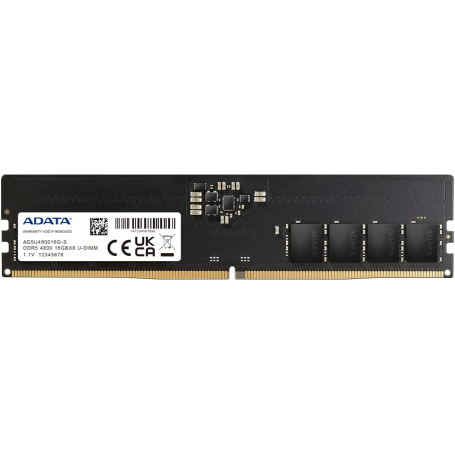 Memoria RAM ADATA AD5U56008G-S ADATA DDR5 U-DIMM 8GB 5600 SINGLE TRAY