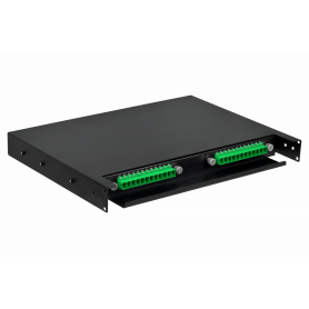 Cabecera rack OTRAS MARCAS CFR24-SC-D CFR24-SC-D Deslizable 24-SC Cabecera Fibra 1U Incluye Coplas-pigtail