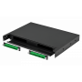 Cabecera rack OTRAS MARCAS CFR24-SC-D CFR24-SC-D Deslizable 24-SC Cabecera Fibra 1U Incluye Coplas-pigtail