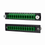 Cabecera rack OTRAS MARCAS CFR24-SC-D CFR24-SC-D Deslizable 24-SC Cabecera Fibra 1U Incluye Coplas-pigtail
