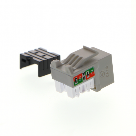 Conectores NEXXT PCGKJC6TYRJGR Nexxt Solutions Infrastructure - Keystone Jack - Category 6 - Cat6 Unshd KJ Grey