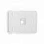Keystone y Accesorios UBIQUITI UFP1W UFP1W UI 1-unidad Blanco 1-Keystone Horizontal Faceplate Pintable 118x88mm