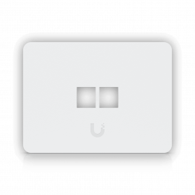 Keystone y Accesorios UBIQUITI UFP2W UFP2W UI 1-unidad Blanco 2-Keystone Horizontal Faceplate Pintable 118x88mm