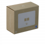 Keystone y Accesorios UBIQUITI UFP2W UFP2W UI 1-unidad Blanco 2-Keystone Horizontal Faceplate Pintable 118x88mm