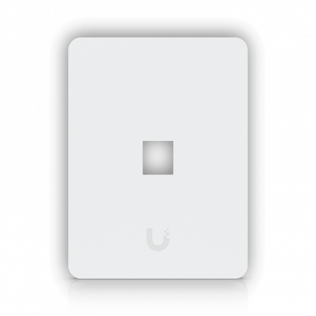 Keystone y Accesorios UBIQUITI UFP1H UFP1H UI 1-unidad Blanco 1-Keystone Vertical Faceplate Pintable 118x88mm