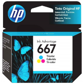 CARTUCHO TINTA HP 667 TRICOLOR