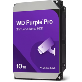 Western Digital WD Purple - Hard drive - Internal hard drive - 10 TB - 3.5" - 7200 rpm