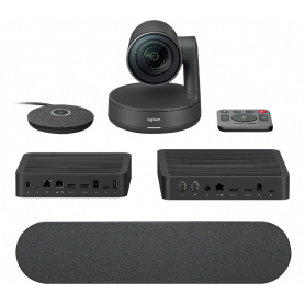 Logitech camara rally kit ultra HD + parlante y microfono
