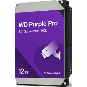 Western Digital WD Purple - Hard drive - Internal hard drive - 12 TB - 3.5" - 7200 rpm