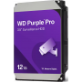 Western Digital WD Purple - Hard drive - Internal hard drive - 12 TB - 3.5" - 7200 rpm