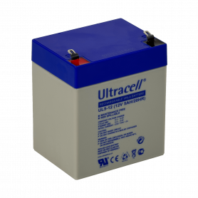 Batería Ultracell UL5-12 12V 5Ah AGM VRLA Sellada Libre de Mantenimiento