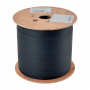 Monomodo Cable 1-10 Fibras Fibra CFSQ2N CFSQ2N 1km LSZH 2-Fibra-SM-G652D 1-Portante 2-FRP Cable Negro Fibra Drop