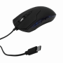 Mouse Type-C Cableado-135cm Negro Raton Clic-Silencioso
