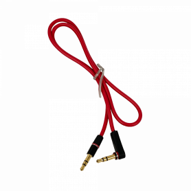 Cable Audio Video  AUDIO-05L AUDIO-05L 3,5mm-MM 90-Grados Macho-Macho 0,5mt Cable Audio Plug Phone-1/8 50cm