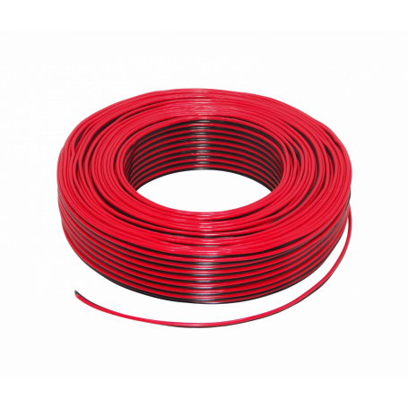 Elec./Energia  2X18RN. 2X18RN. RST 2x18AWG 2x0,75mm2 Rojo-Negro Paralelo 100mts Cable Parlante