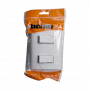 BTICINO Modus 2-interruptor-10A Unipolar-912 c/Base/Tapa Blanca Armado