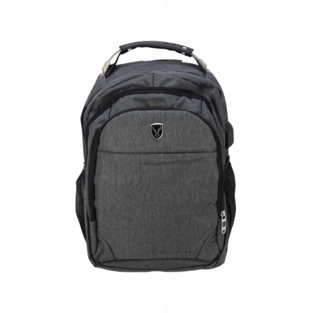 Mochila Gris Notebook 16-pulg 31x40cm Inc-USB/Plug 3,5mm