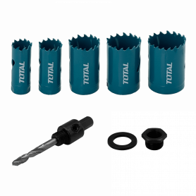 TOTAL 5-Copas Sierras Bimetalica 19-22-29-32-35mm HSS M3 TACSH1071