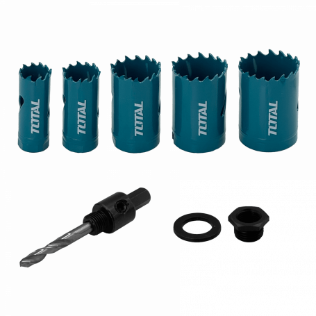 TOTAL 5-Copas Sierras Bimetalica 19-22-29-32-35mm HSS M3 TACSH1071