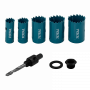 TOTAL 5-Copas Sierras Bimetalica 19-22-29-32-35mm HSS M3 TACSH1071