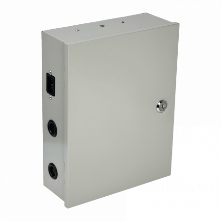 CCTV 12V 3A 9-Salidas Fuente-Carga-Bateria Gabinete-llave 100-240V C13