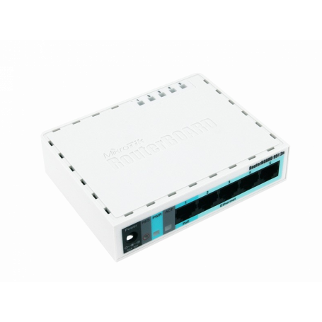 Router 100 2,4G Mikrotik HAP HAP MIKROTIK L4 22dBm 1,5dBi 5-100 2,4GHz 2x2 inc-PoE24V USB RB951Ui-2nD