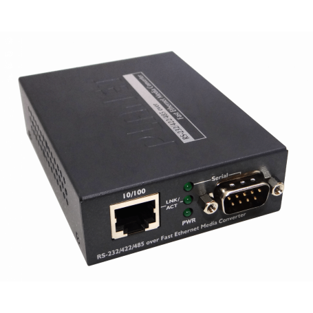 M2M / RS232 / RS485 PLANET ICS-110 ICS-110 PLANET Admin 1-100 1-DB9-M RS232 RS485/422 inc-5V Convertidor Ethernet