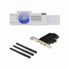 PCI PCIe wifi TP-LINK T9E T9E -TP-LINK 1900mbps 2,4/5GHz PCI-Express PCIe-x1 3-RPSMA High-Profile