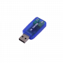 USB Otros Generico USBSND USBSND Adaptador Sonido USB-AM 2-3,5mm-H 1-in 1-out
