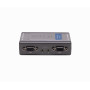 Equipo KVM Dlink KVM-221 KVM-221 -D-LINK KVM c/Cables-Extraibles VGA USB Audio 3,5mm-H 2-Equipos