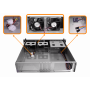 Cajas / Gabinetes Linkmade RAG-2U RAG-2U 2U Case Rack Micro-ATX 4-PCI-Low-Profile Req/FATX