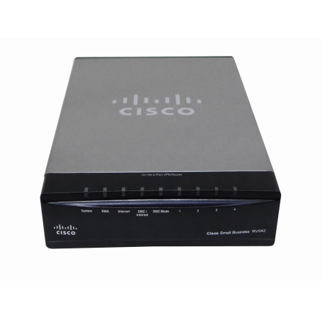 Multiwan 100mbps Cisco RV042 RV042 -CISCO ROUTER 4-100 2-WAN-100 VPN DESKTOP CISCO-SMALL-BUSINESS