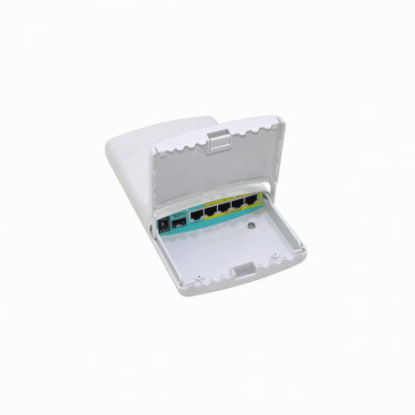 Router Exterior Mikrotik POWERBOX-PRO POWERBOX-PRO MIKROTIK Exte 800MHz 5-1000(4-PoE-out) 1-SFP L4 inc24V 12-57V RB960PGS